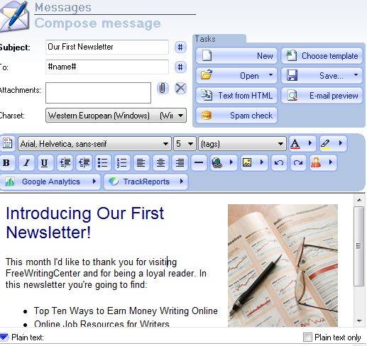 SendBlaster - An Offline Newsletter Manager For Your Small Website
