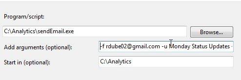 Send Automated Emails Using SendEmail & Windows Task Scheduler