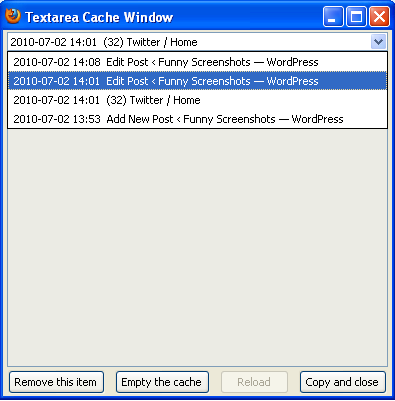 3 Extensions To Recover Forms & Text Area Data In Firefox