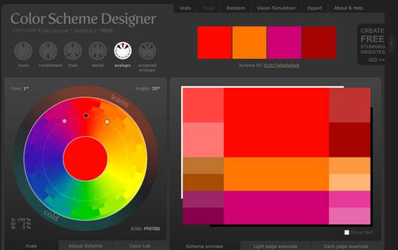 10 Sites to Play with Colors and Create Color Palettes