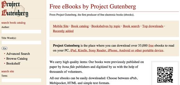 3 Good Online Sources For Free Ebooks & A Free Ereader App