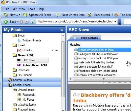 How RSS Bandit Can Feed You Everything You Need Online