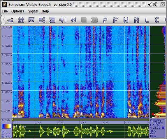 Word Sonogram Sonogram Visible Voice - Powerful Voice Spectrogram Software
