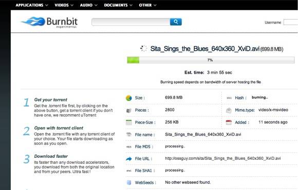 How To Create A Torrent From Any Direct Download with Burnbit