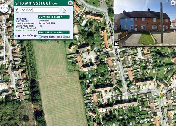 ShowMyStreet: Map Any Address Along With A Street View & Share Online