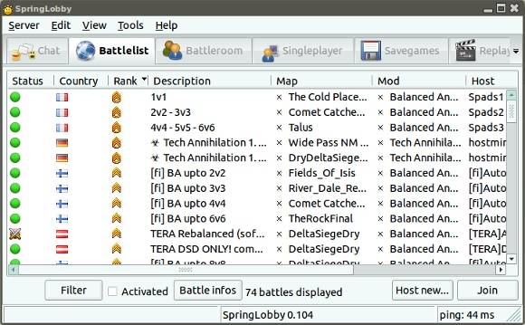 Spring Game Engine The Spring Project - An Open Source Strategy Game Engine With An ...