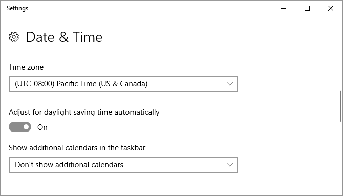 Check date and time settings