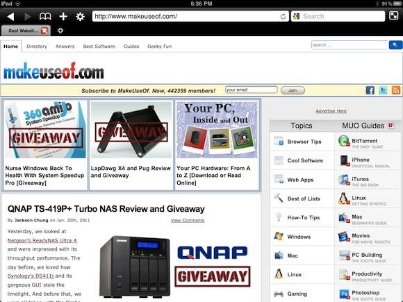 4 Free iPad Browsers To Replace Mobile Safari