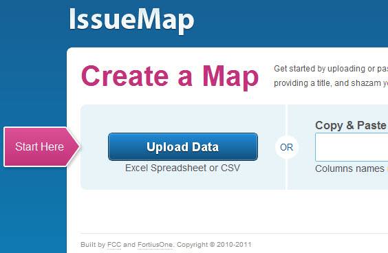 Foldermap Excel IssueMap: Easily Create a Map From Excel or CSV Data