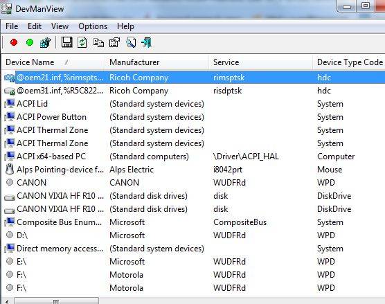 Quickly Access & Report All System Devices With DevManView [Windows]