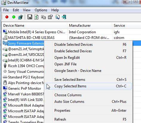 Quickly Access & Report All System Devices With DevManView [Windows]