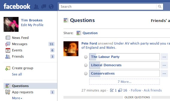 Introducing Facebook Questions – A New Way To Quiz Your Friends