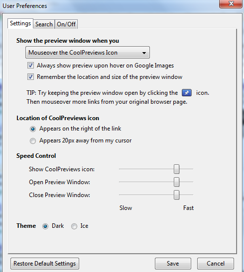 CoolPreviews - Browse Through Search Results Faster With Interactive ...