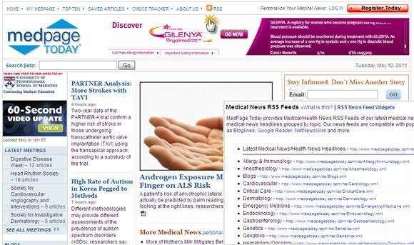 Medical Rss Content Top 10 RSS Feeds For Medical News & Alerts