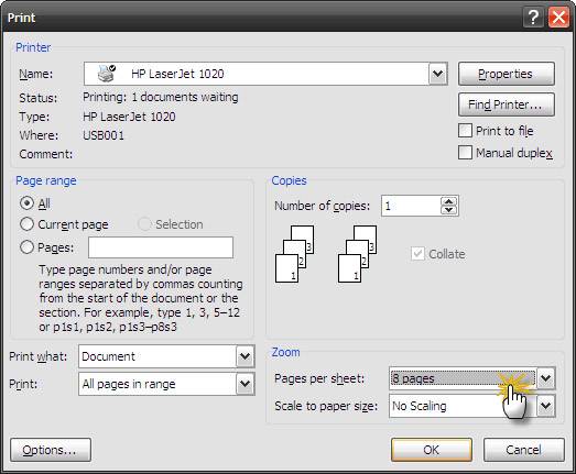 How to Print Multiple Pages on One Sheet Of Paper & Be Eco-Friendly