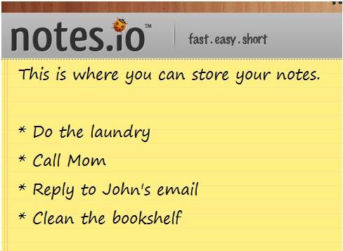 NotesIO: A Quick & Easy Way to Create, Share & Store Notes Online
