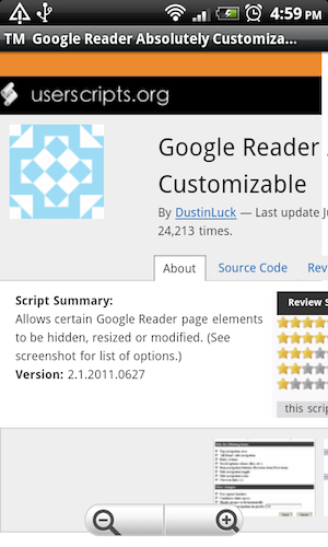 TamperMonkey Finally Brings Greasemonkey to Android [2.1+]