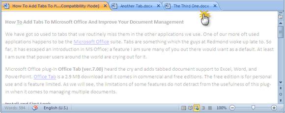 Office Tab Add In How To Add Tabs To Microsoft Office & Improve Your Document Management
