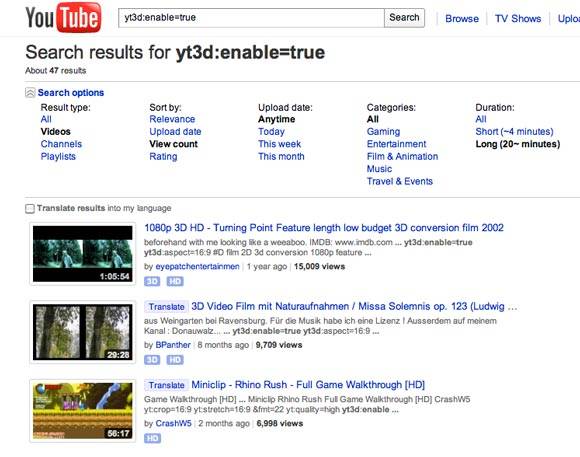 How To Find And Watch YouTube 3D content
