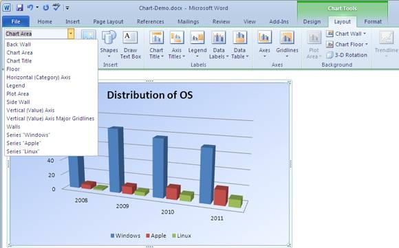 Word Chart Models How To Create Attractive Professional Looking Charts Using The Chart ...