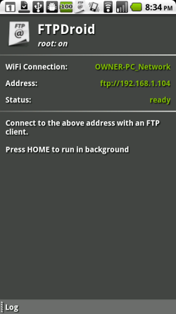 FTP Droid – Transfer Files To Your Android Device From Anywhere [Android]