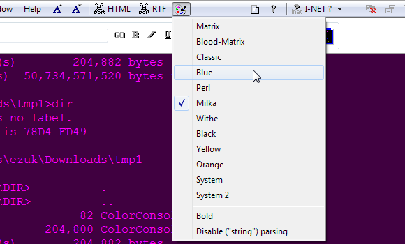Console Color Application Liven Up Your Windows Console With The Portable App ColorConsole