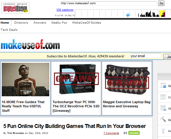 2006 Waybackmachine The New Wayback Machine Lets You Visually Travel Back In Internet Time