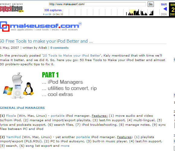 The New Wayback Machine Lets You Visually Travel Back In Internet Time