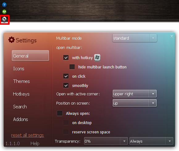 Multibar - An Eyecatching & Multifunctional Application Dock [Windows]