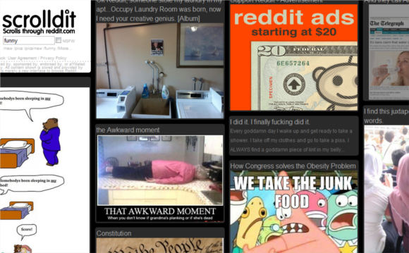 Scrolldit: A Better Interface To Browse Reddit