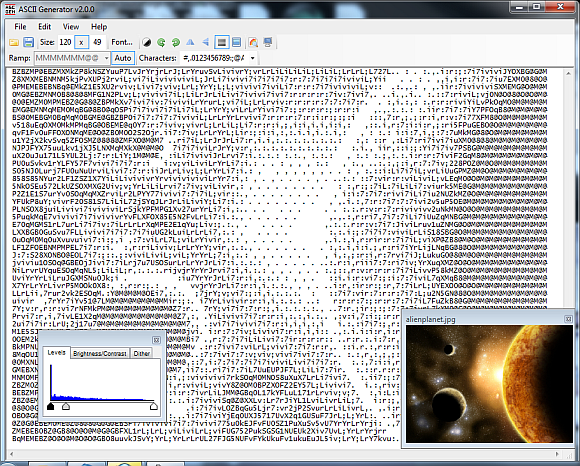 Create Impressive Text Art With ASCII Generator 2 [Windows]