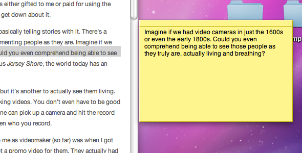 3+ Stickies Shortcuts You Should Use [Mac]