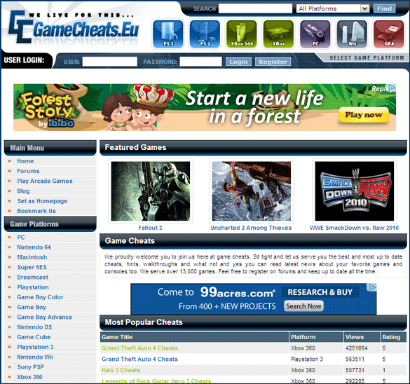 10 Best Comprehensive Websites to Go to for Game Cheat Codes