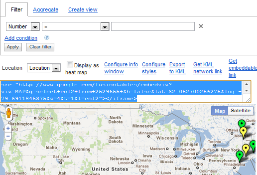 Instantly Visualize Data & Information With Google Fusion Tables