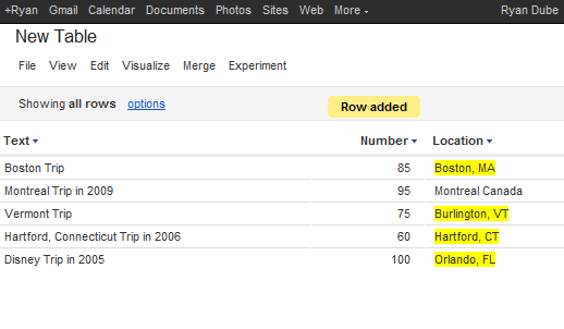 Instantly Visualize Data & Information With Google Fusion Tables