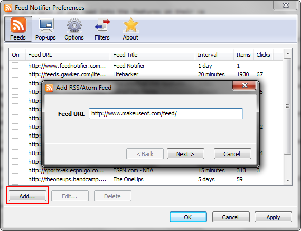 Get Desktop RSS Update Notifications With Feed Notifier [Windows]