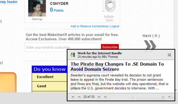 Get Desktop RSS Update Notifications With Feed Notifier [Windows]