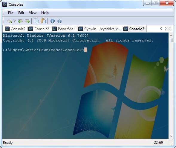 Sick Of The Old Command Prompt in Windows 7? Upgrade To Console