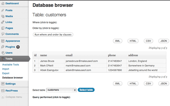 Working With Custom Database Tables In WordPress