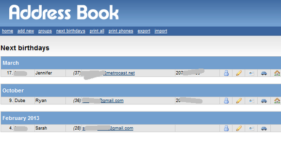 Create Your Own Home Address Book Server With PHP Address Book