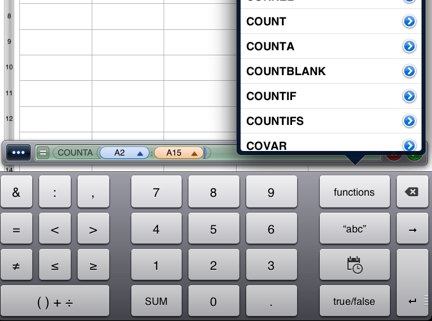 How To Create A Cool Looking Form In Numbers '09 [iOS]