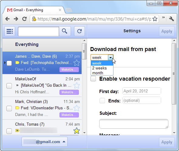 Take Gmail Offline With The Offline Google Mail App [Chrome]