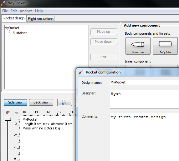 Simulate Building & Launching A Model Rocket With OpenRocket