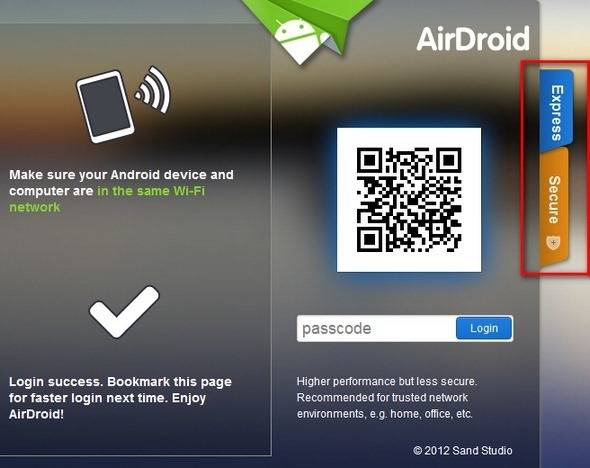 AirDroid - Send SMS, Share Links, Transfer Files & More [Android 2.1+]