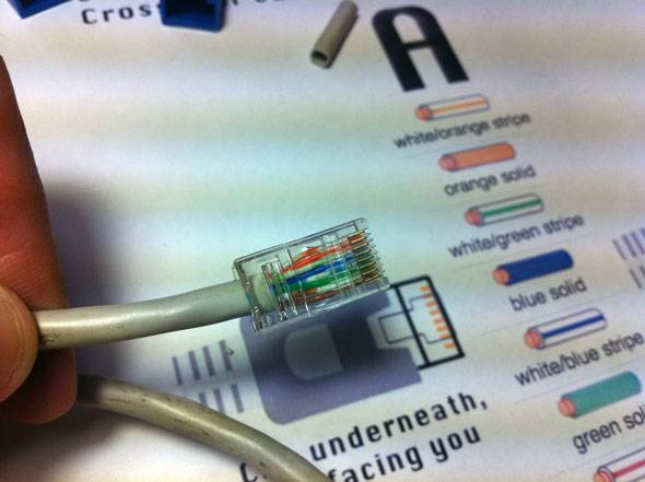 How To Make An Ethernet Cross-Over Cable