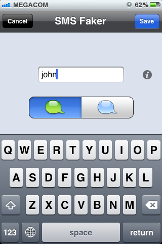SMS Faker: Show Fake SMS Conversations on Your iPhone