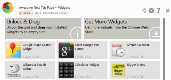 Get An Awesome New Tab Page For Google Chrome
