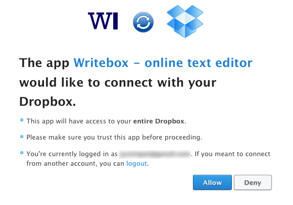 WriteBox: Online Text Editor That Connects To Dropbox