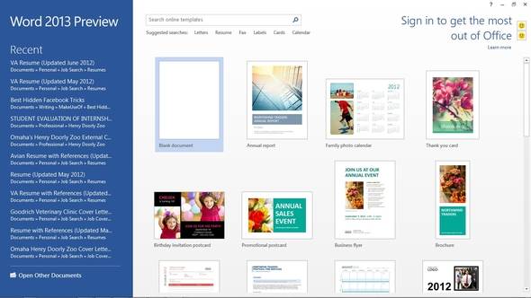 Preview Of A Preview: Microsoft Office 2013 At A Glance