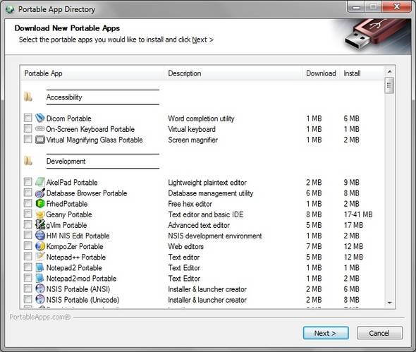 PortableApps.com Suite: The Best Portable Applications Manager & Database